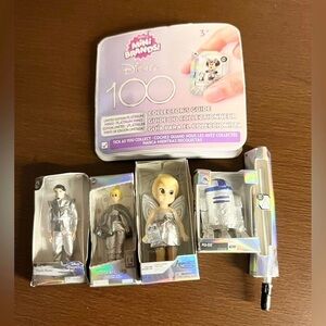 Disney 100 Platinum Mini Brands- lot of 5